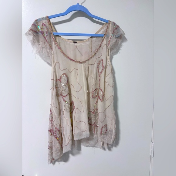 Free People beaded top - Picture 1 of 5